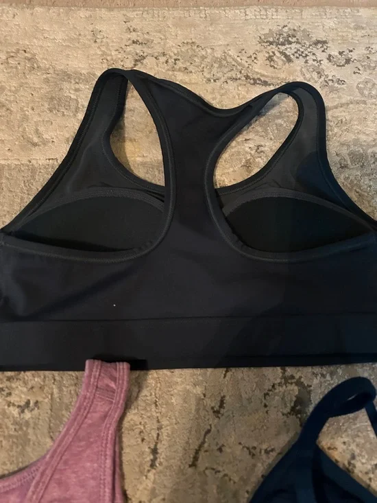 Nike teens Sports Bra Set - Black, Navy, Mauve - Picture 5 of 5